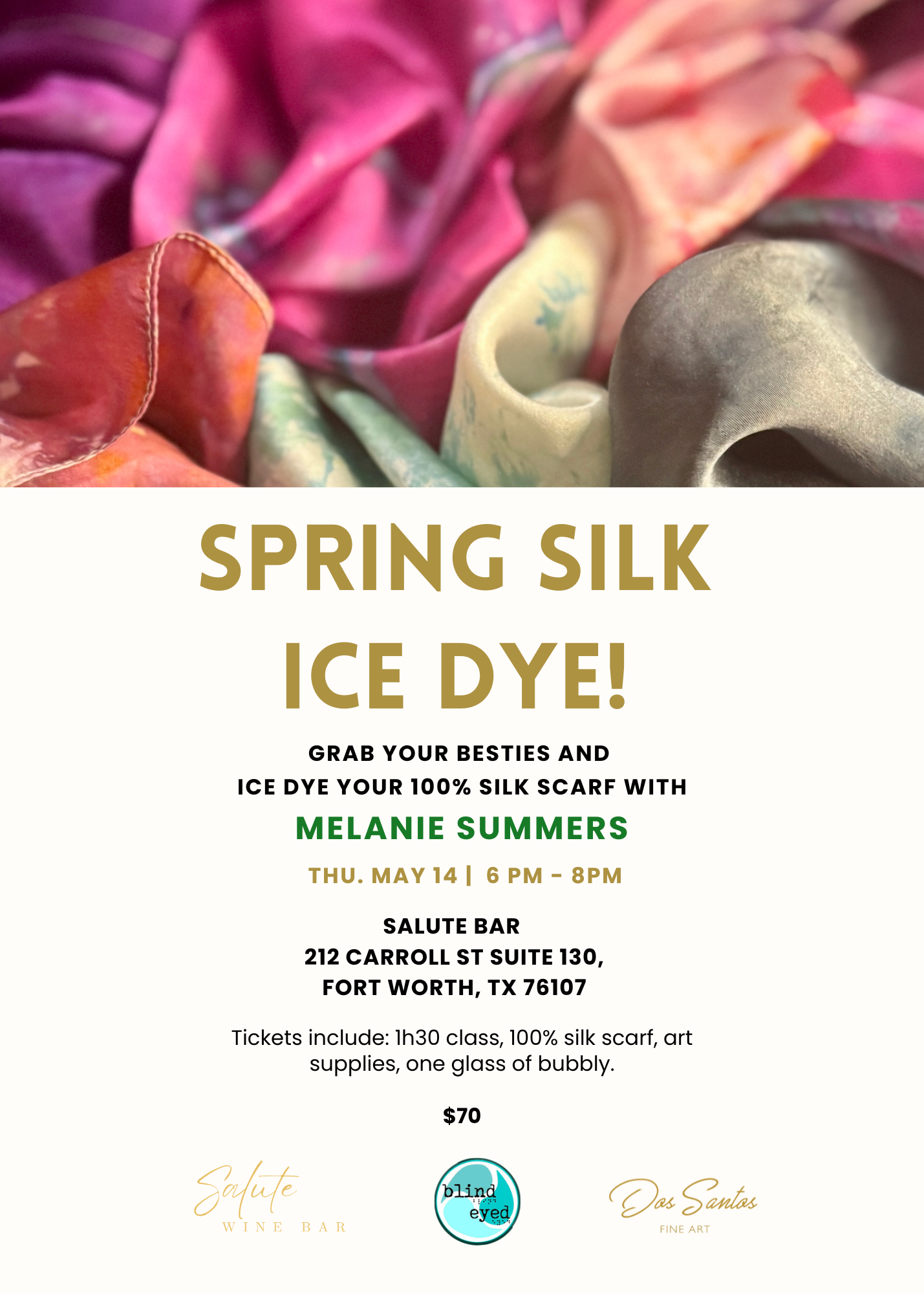 5.14 Spring Ice Dye Class with Melanie Summers