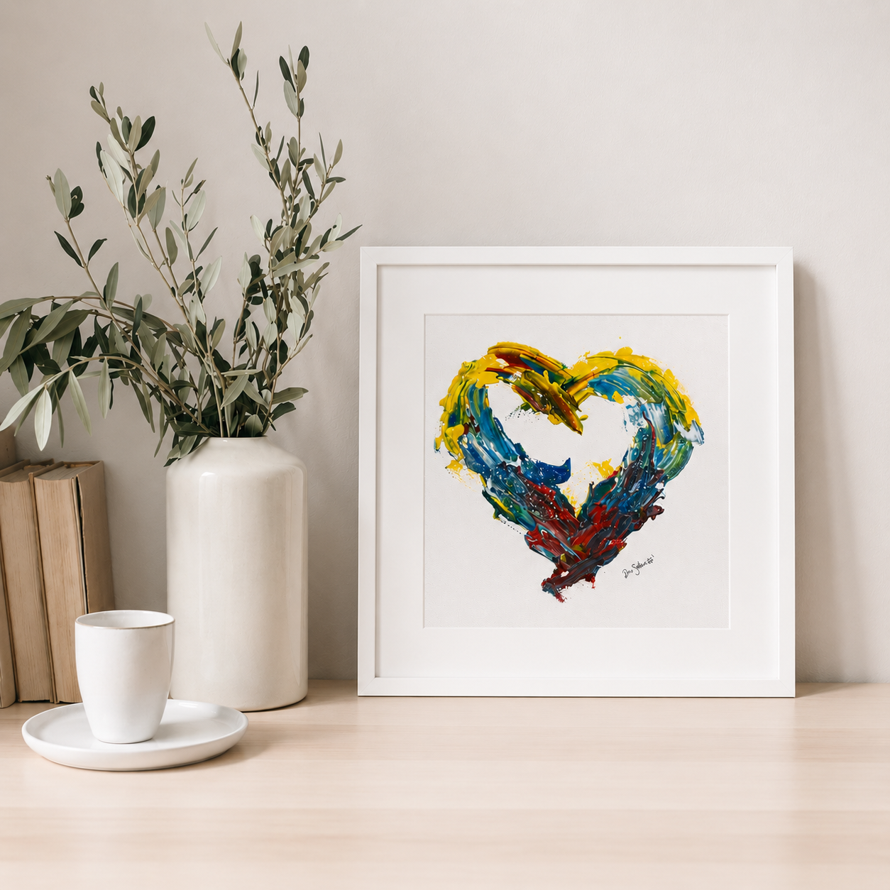 "Venezuela in My Heart" / "Venezuela en mi Corazón" 10 X 10 in Original Artwork (Original and Commissions)