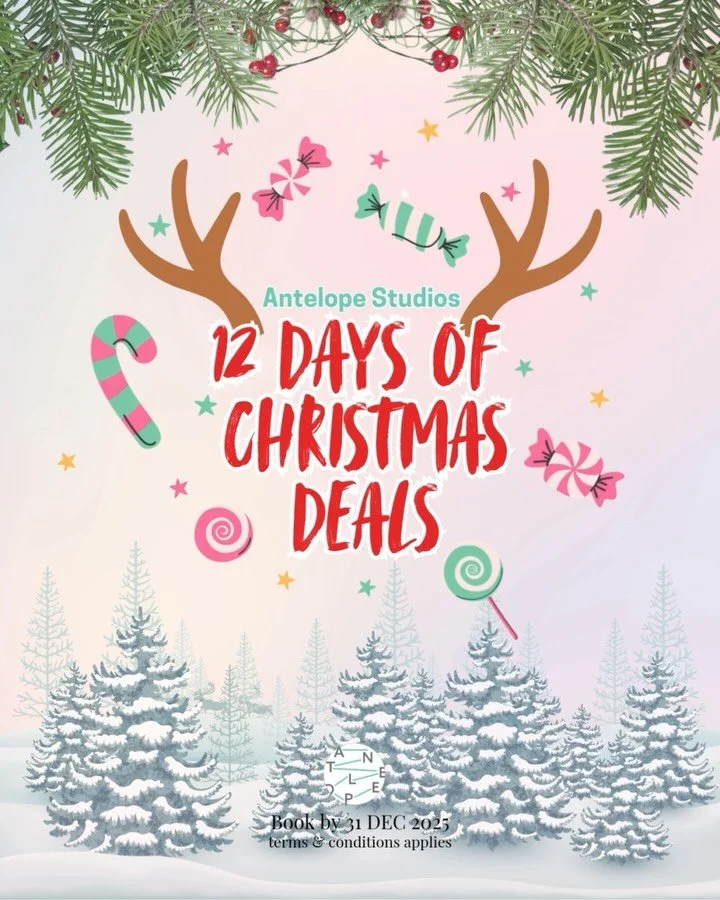 We&rsquo;re counting down to Christmas Eve with 12 Days of Christmas Deals! We&rsquo;ll be partnering with various trusted vendors to bring you exclusive rates, curated specially for Antelope couples. 

For a limited time, couples who book with Antel