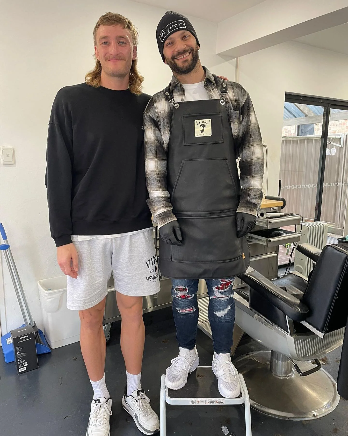 // Dan the Man //
Always a pleasure having @dangrida from the @illawarrahawks in the salon. Can&rsquo;t wait to see you on the court next season!
