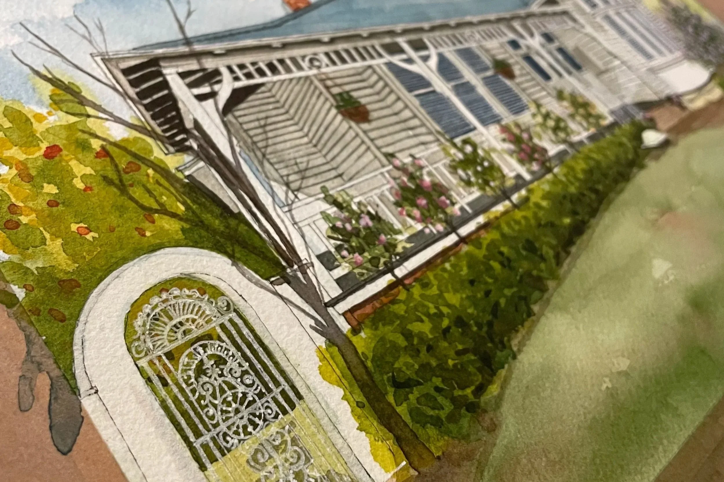 Hand-painted watercolor house portraits and personalized home illustrations by Suhaila Moidunny. Thoughtful, meaningful art gifts made in Australia.