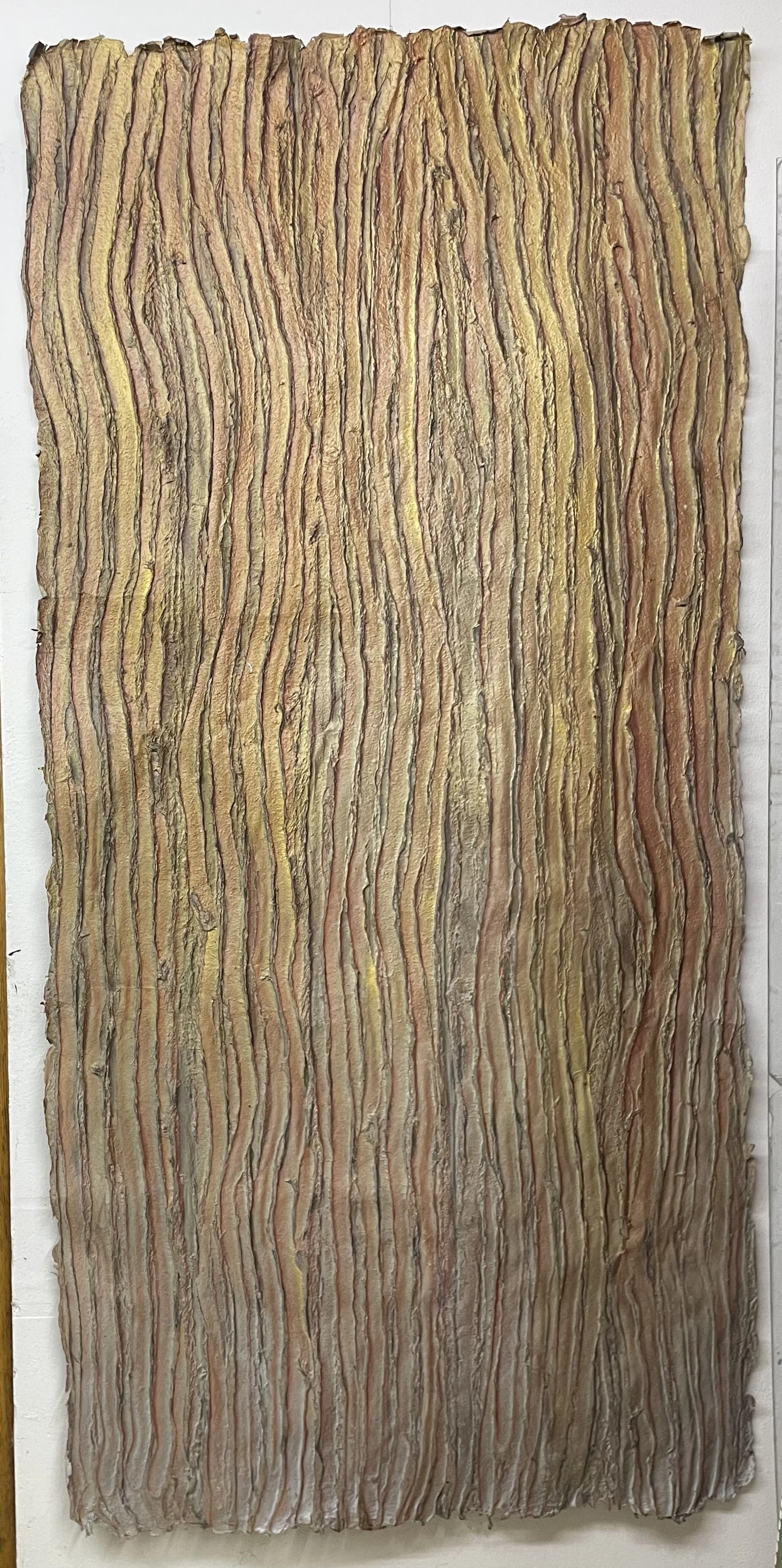 Unbekannt "Baumstamm" (190x93cm); Papier -1.900€