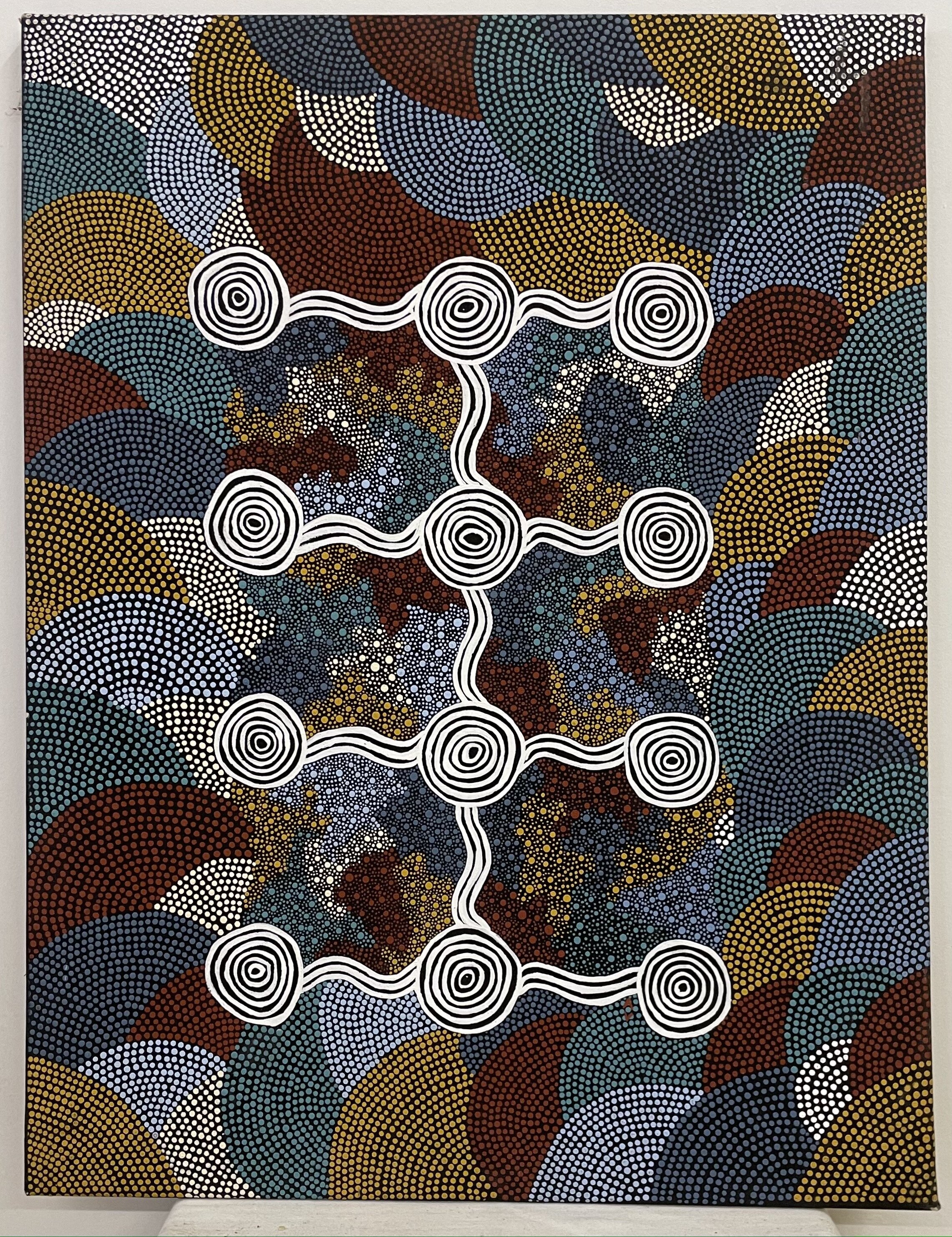 "Bana Dreaming" (80x60cm); Acryl auf Leinwand -1.350€