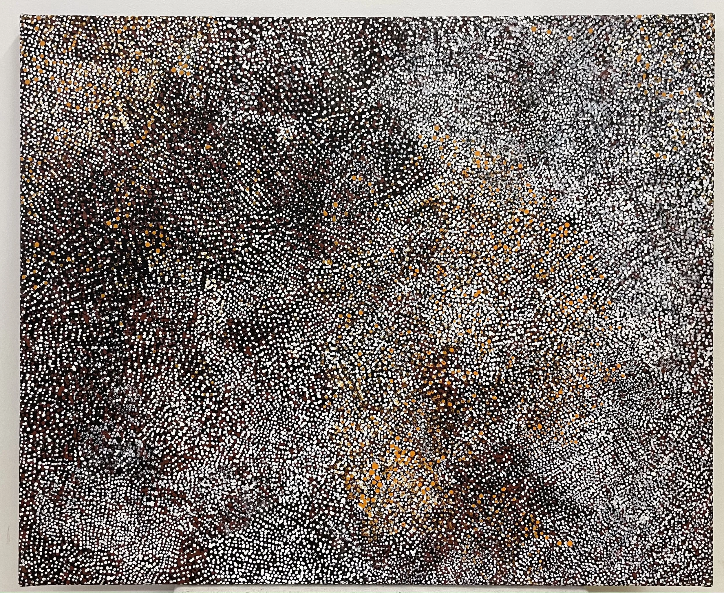 Kathleen Gnala "Bush Plum: Dreaming my Country" (60x73cm); Acryl auf Leinwand -1.200€