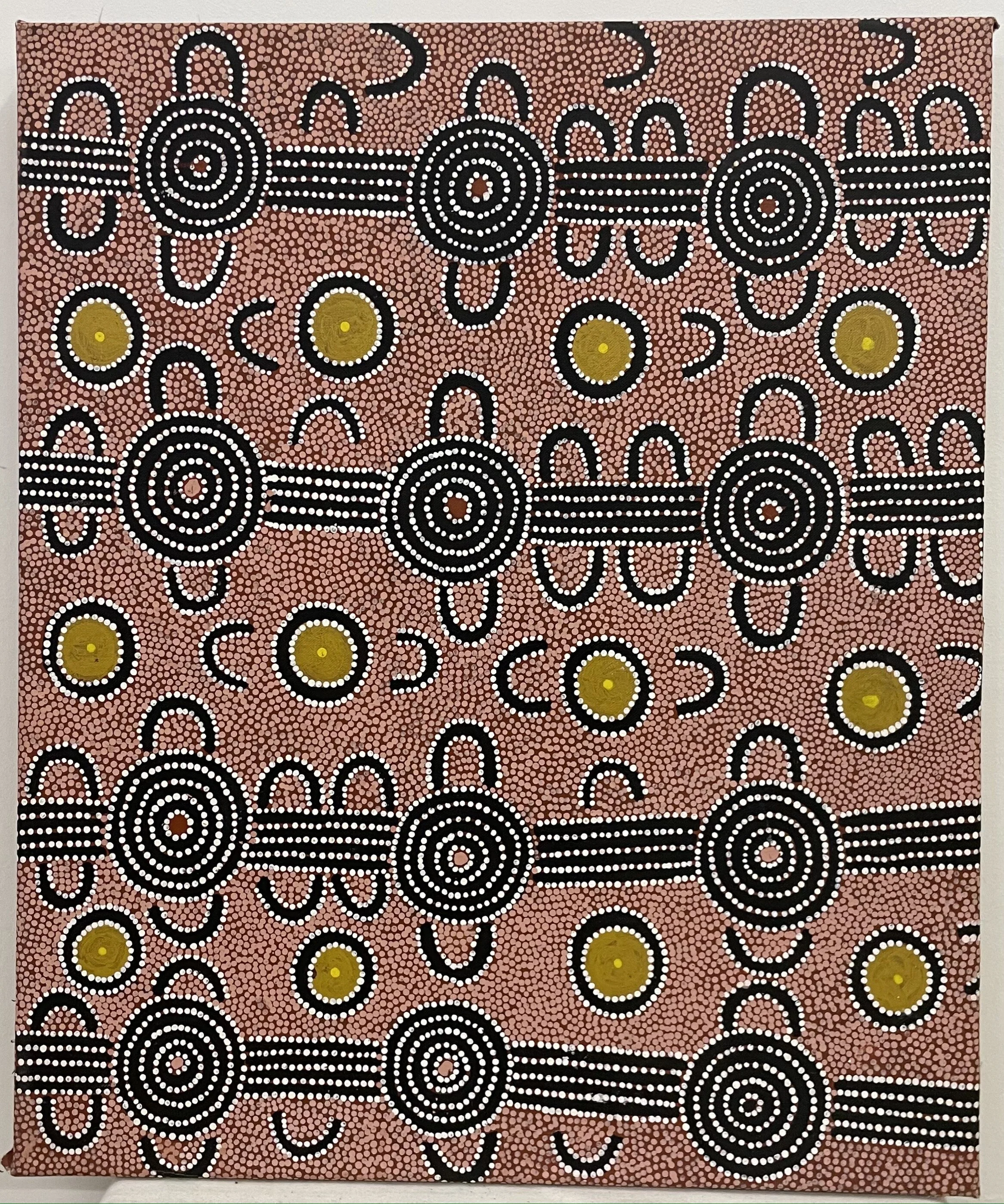 Audrey Ross "O.T." (60x50cm); Acryl auf Leinwand -550€