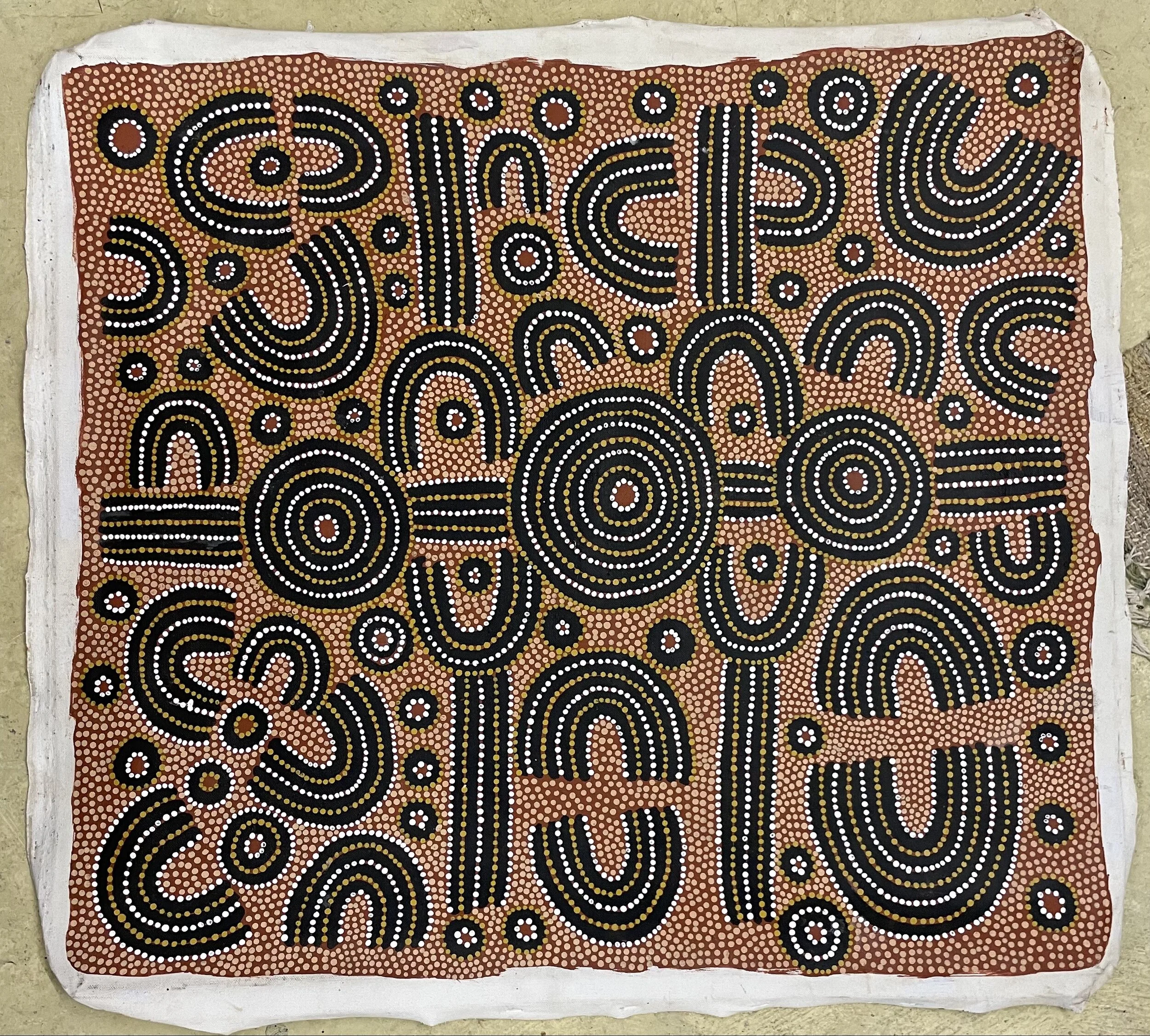 Elsie Ross "O.T." (65x60cm); Acryl auf Leinwand -490€