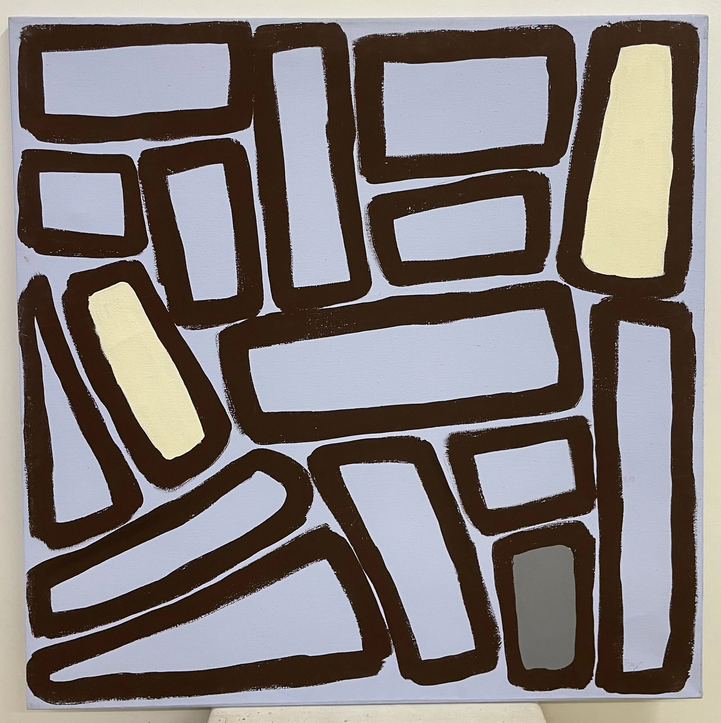 Walala Tjipaltjari "O.T." (90x90cm); Acryl auf Leinwand -2.200€