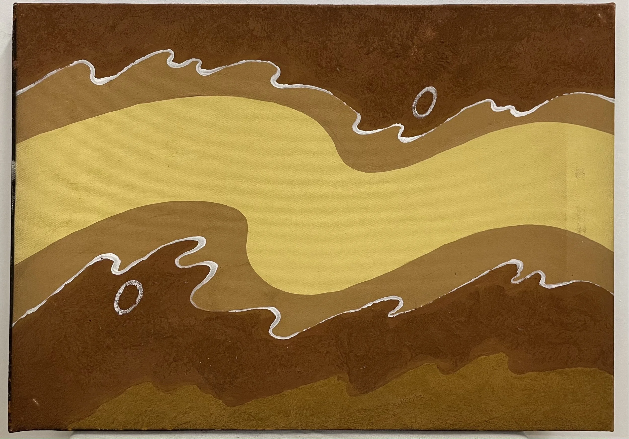 "Bungle Creek" (43x54cm); Mischtechnik auf Leinwand -725€