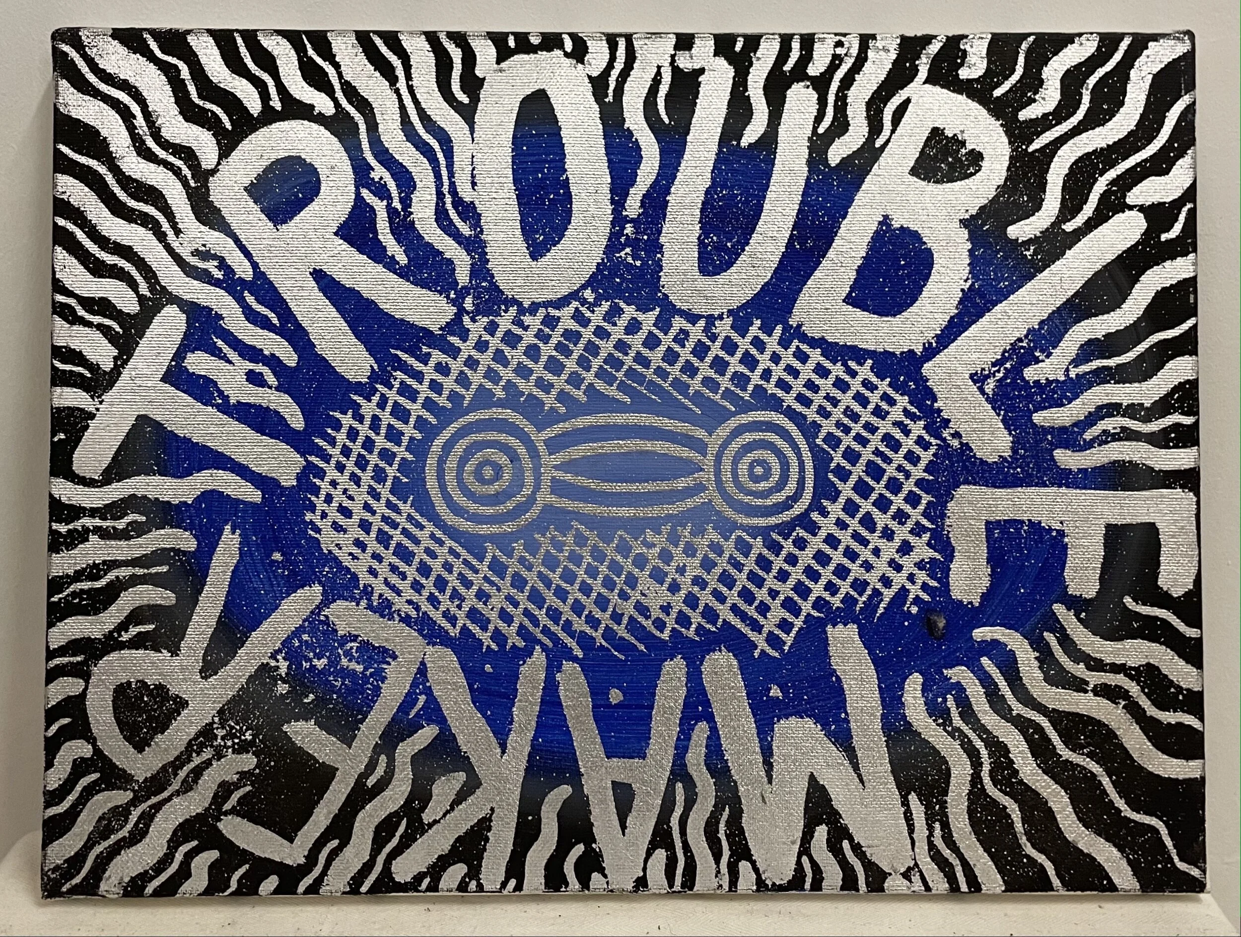 "Trouble Maker" (30x40cm); Acryl auf Leinwand -1.200€