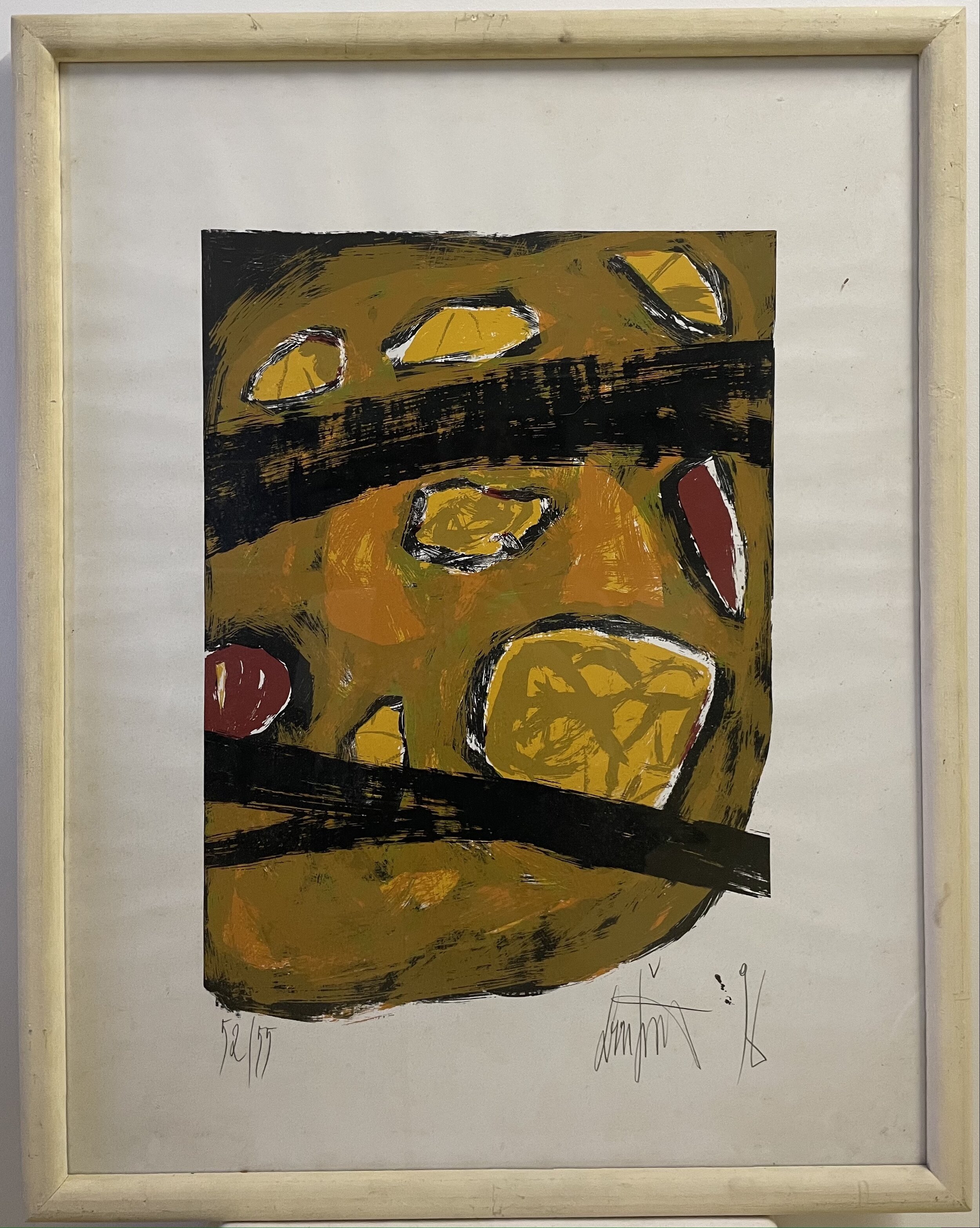 O.T. (95x74cm); Acryl auf Papier-550€