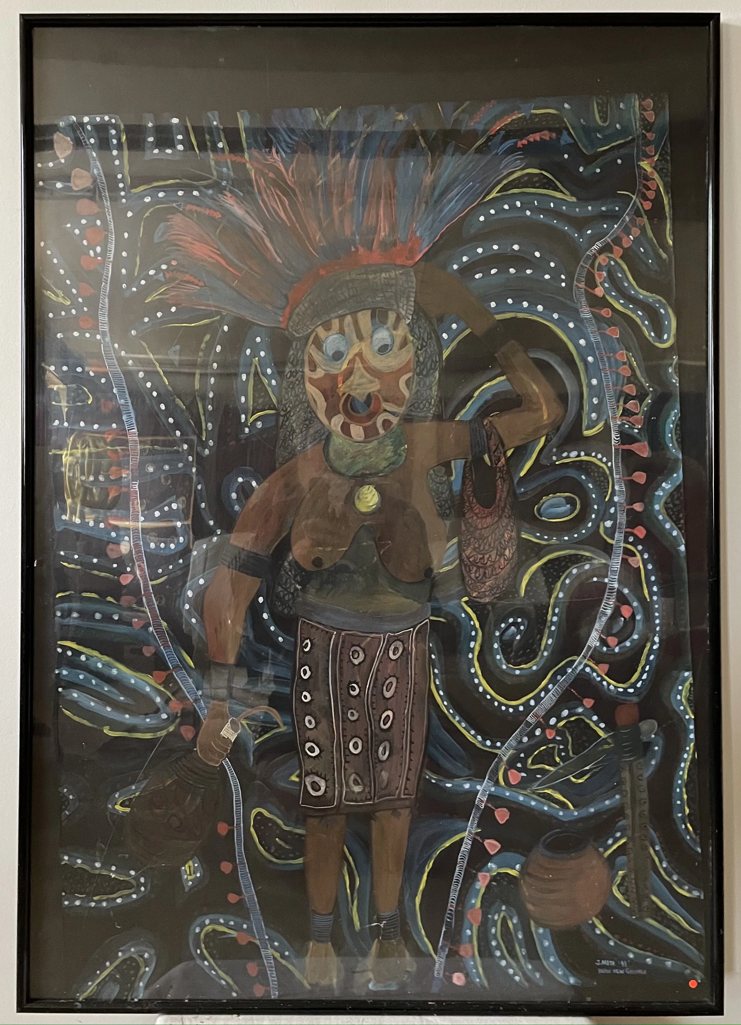 Julie Moto "Frauenwelten" (101x71cm); Aquarell auf Papier -130€