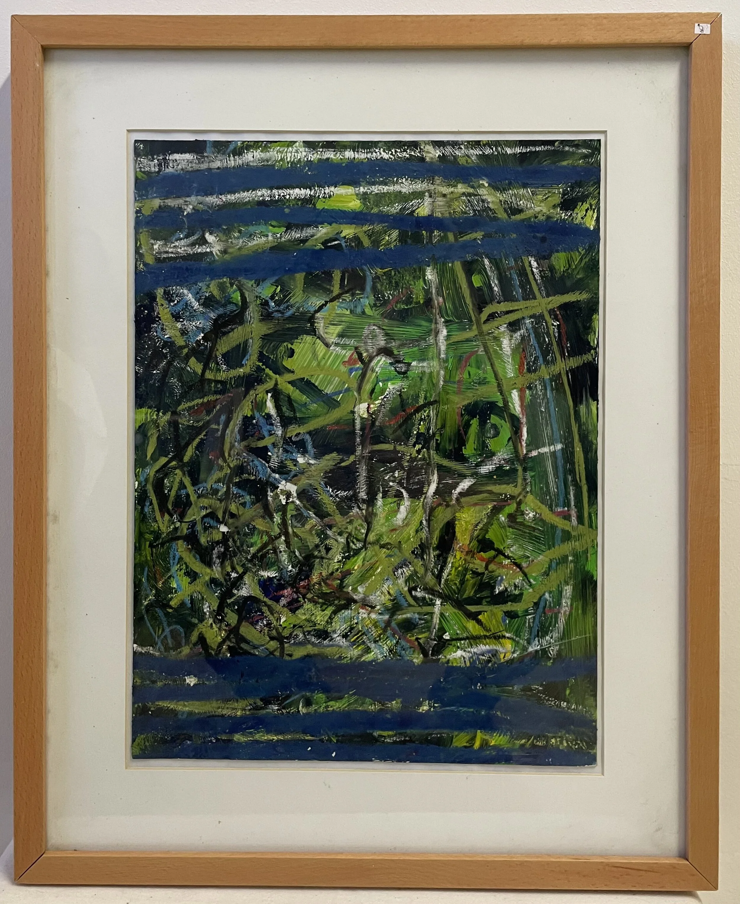 O.T. (52x43cm); Mischtechnik auf Papier -750€