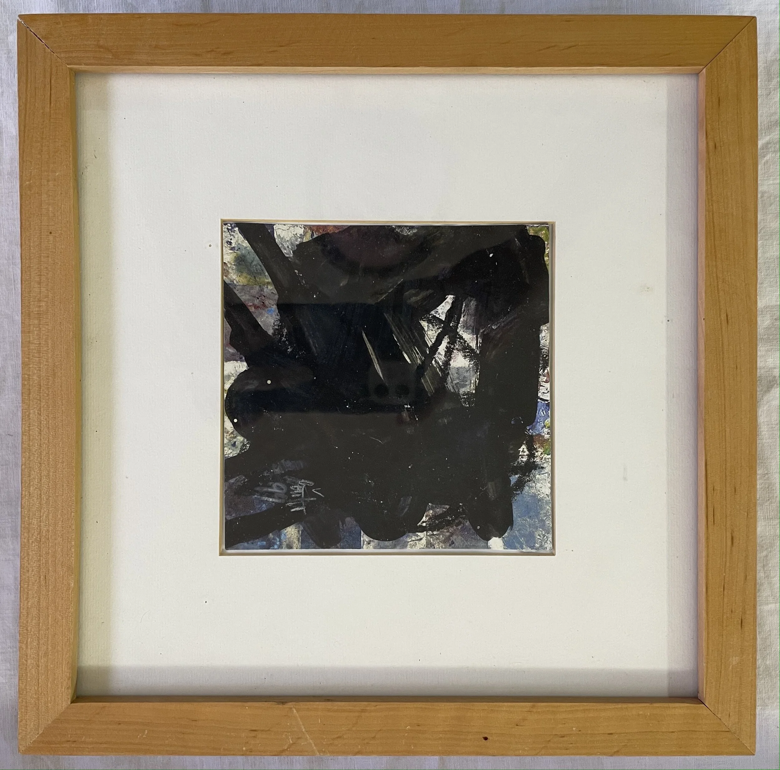 O.T. (25.5x25.5cm); Acryl auf Papier -120€