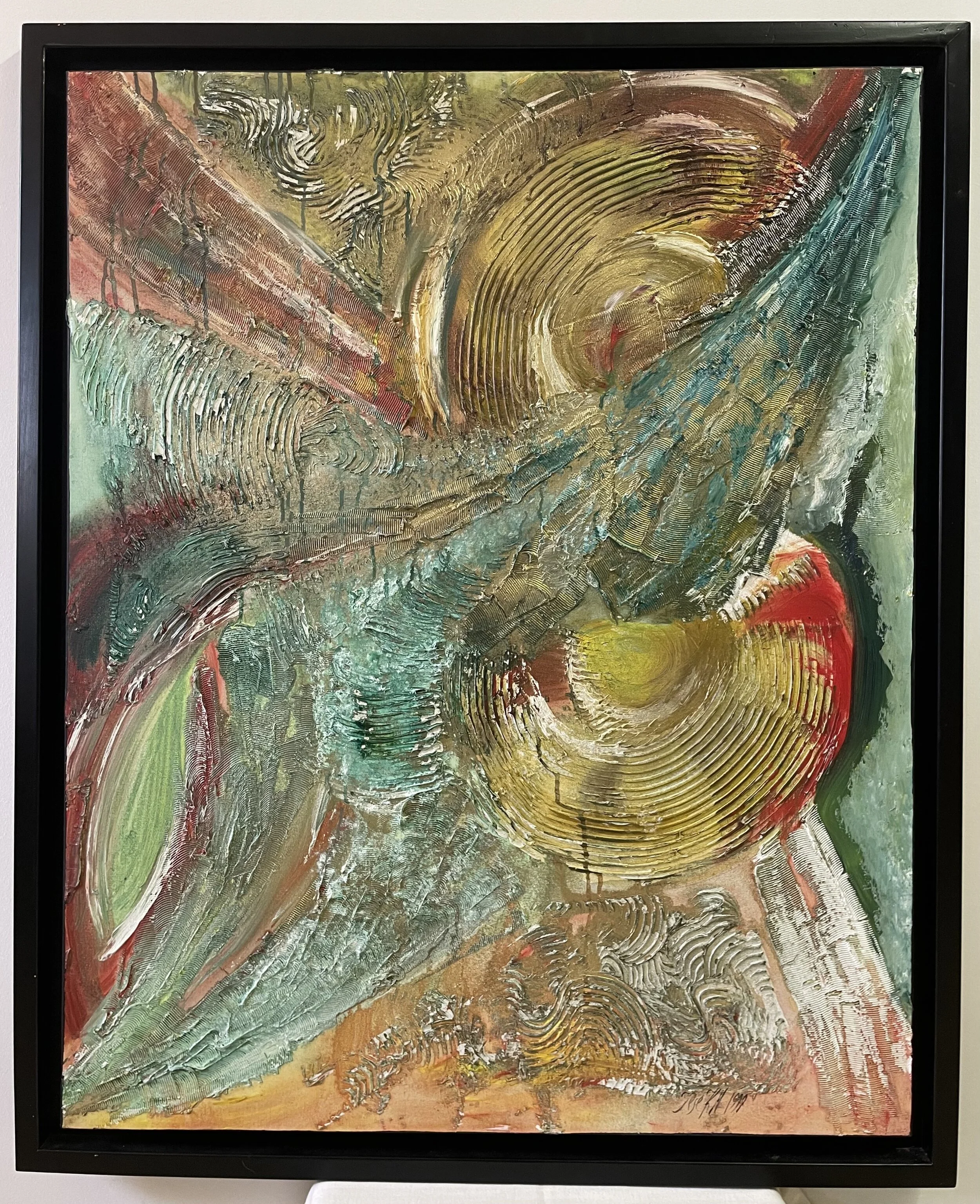 Ilse Kern-Maderthaner "O.T." (109x89cm); Acryl auf Papier -2.500€