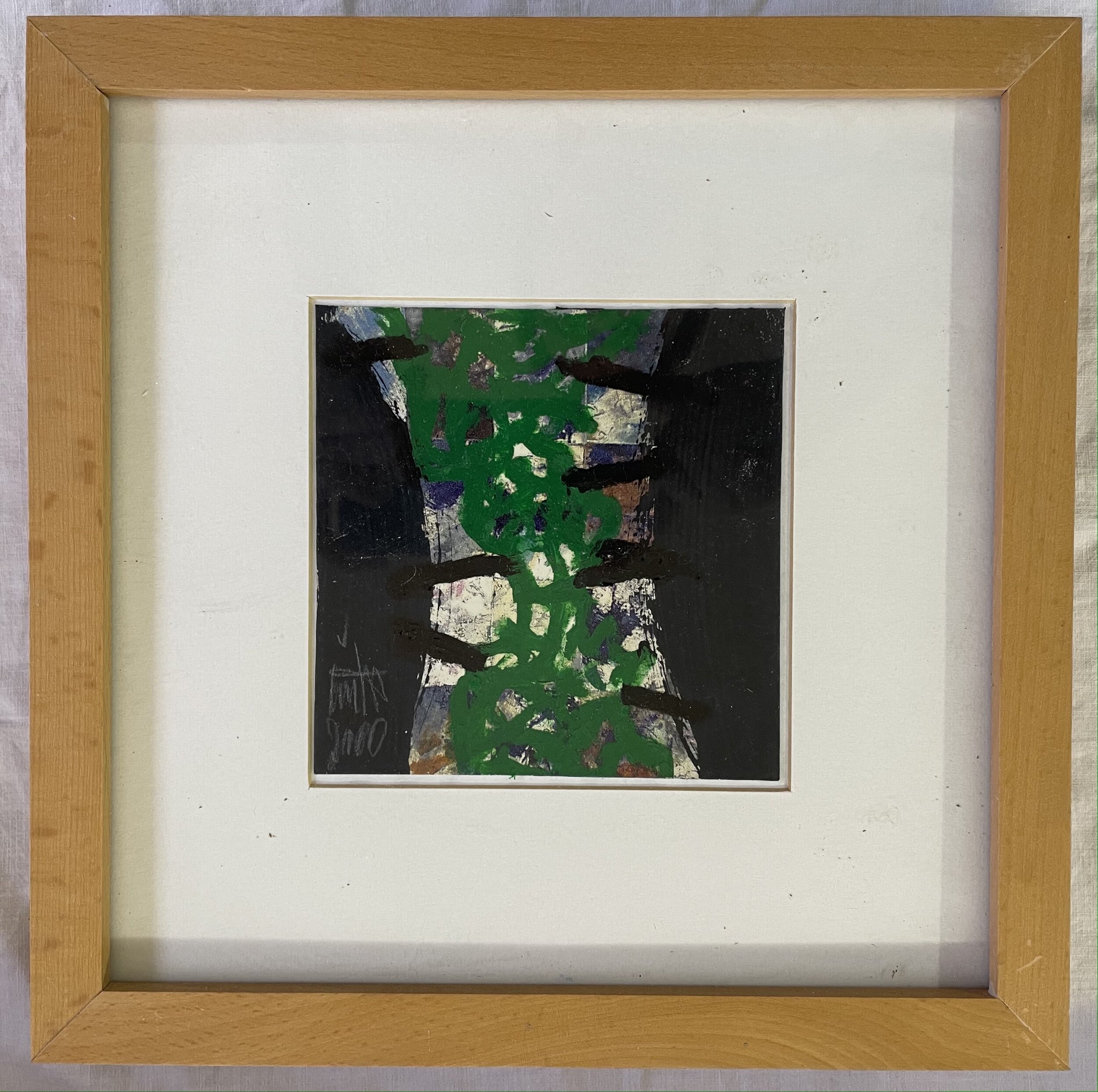 O.T. (25.5x25.5cm); Acryl auf Papier -120€