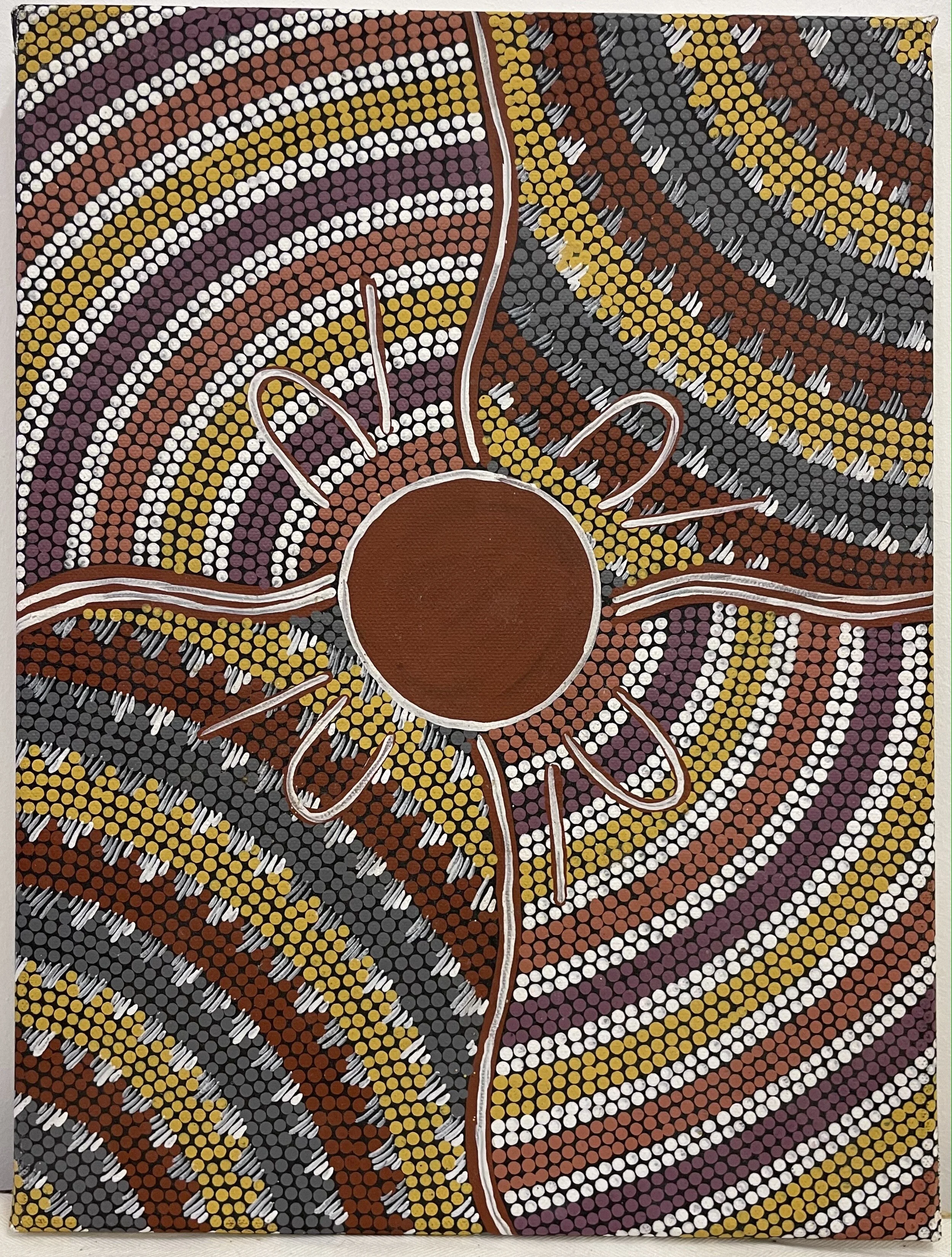 Natalie Tilmouth "Women at Creek" (40x30cm); Acryl auf Leinwand -170€