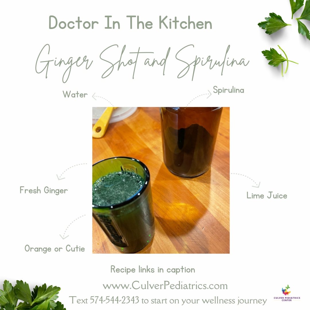 Doctor In The Kitchen: Ginger Shot With Spirulina