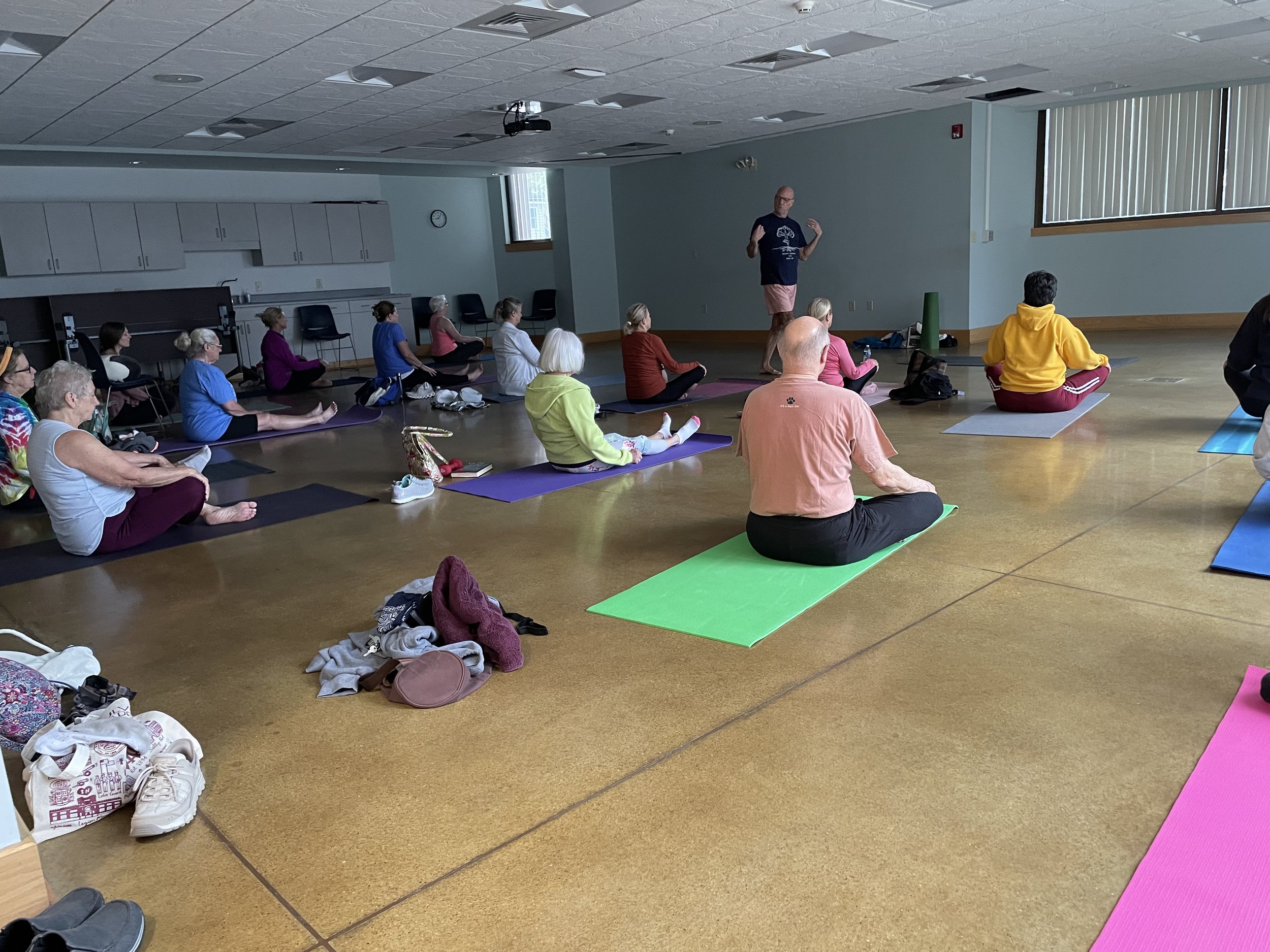First Friday Community Yoga A Success