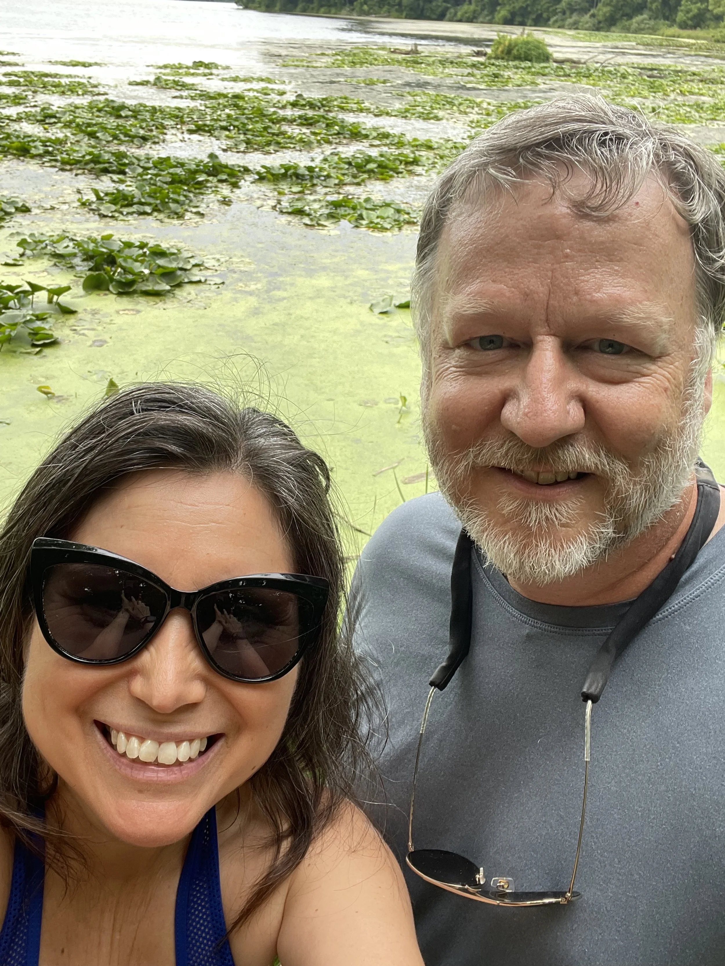 Dr. Adame and Dr. Gamel Go Hiking