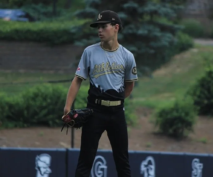 Huge Shoutout to Ace Luke Deboni on collecting his 100th Strikeout of the Season. In 72 innings of work the south paw has a 1.45 ERA, 100Ks, and a WHIP of 1.16. @lukedeboni @northtoronto09elite @cb_rankings