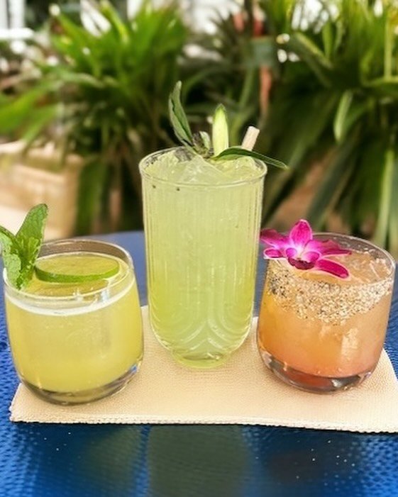 Introducing three NEW cocktails starting today on our NEW summer menu&hellip;!

THAI TONIC
(cooling, herbaceous, refreshing)
Prairie Organic Gin, cucumber, Thai basil, palm
syrup, lime juice, tonic water

TALAY DRIFT
(brisk, sweet, tangy)
RumHaven co