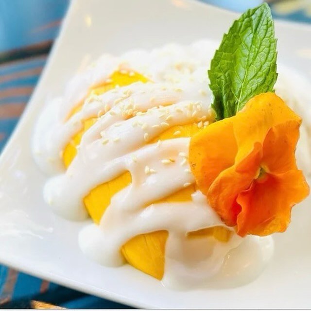 Thailands most popular dessert is back today! 
#mangostickyrice 

#Rochestermnfood #rochmnfood #rochmneats
#thaifood #thaifoods #thaifoodstagram #thaifoodie #rochester_mn