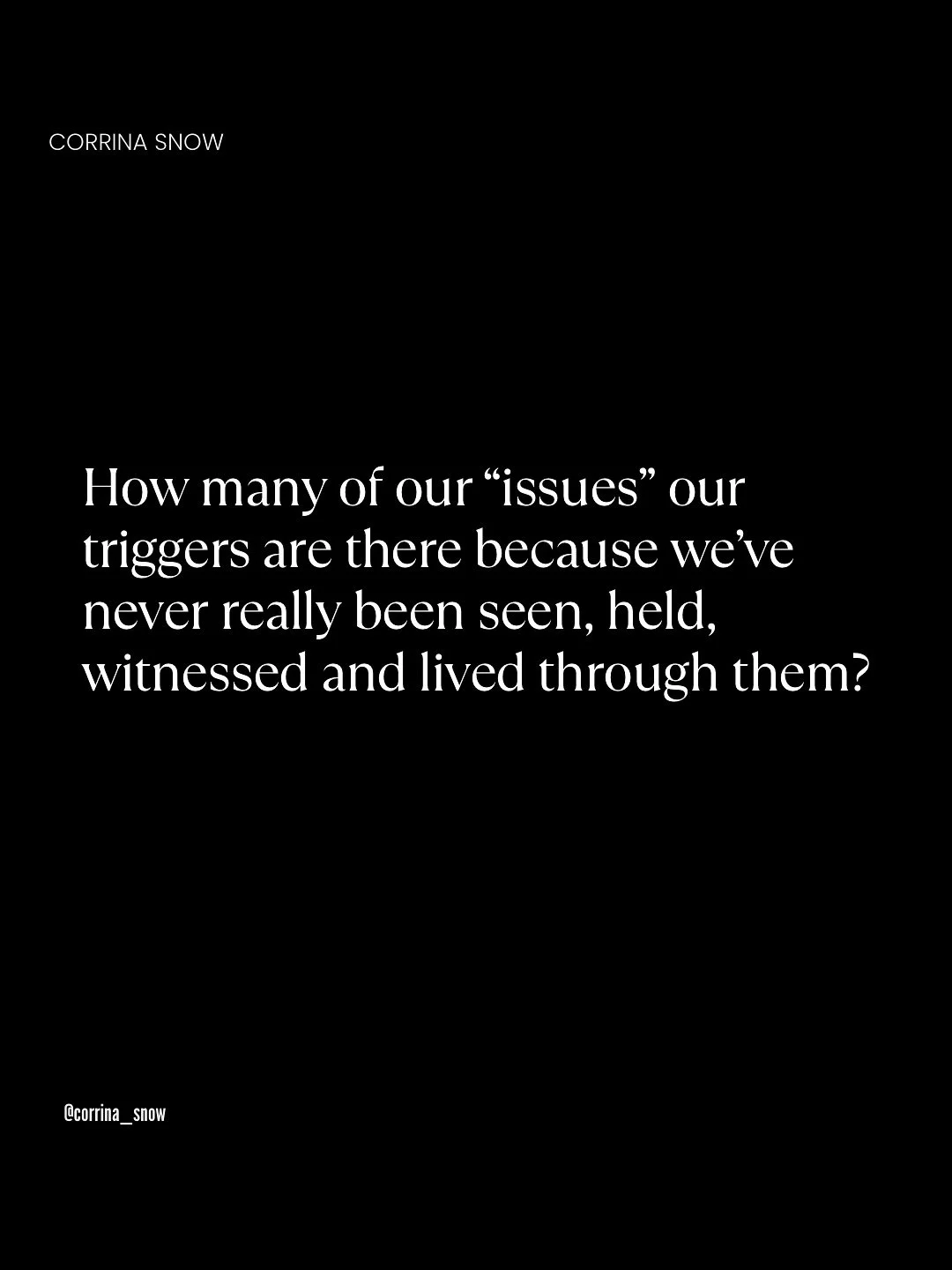 Consider that what you feel is completely normal, and the only reason you think otherwise is that nobody has ever really seen, loved and witnessed you.
#traumainformedteaching #bodyawareness