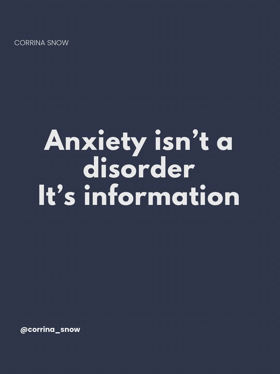 Your anxiety isn&rsquo;t broken.

It&rsquo;s working perfectly.

That racing heart when you&rsquo;re around certain people? Information.

That knot in your stomach before family dinners? Your nervous system remembering.
That restless energy that won&