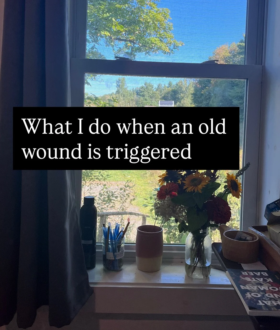 It can feel like a sh!t storm from hell when your old wound is triggered.
Two years ago, I would disassociate for days.
Three years ago, I was on the brink of going crazy.
Today, The beat rises, the trigger is still there. But 2 hours in, I&rsquo