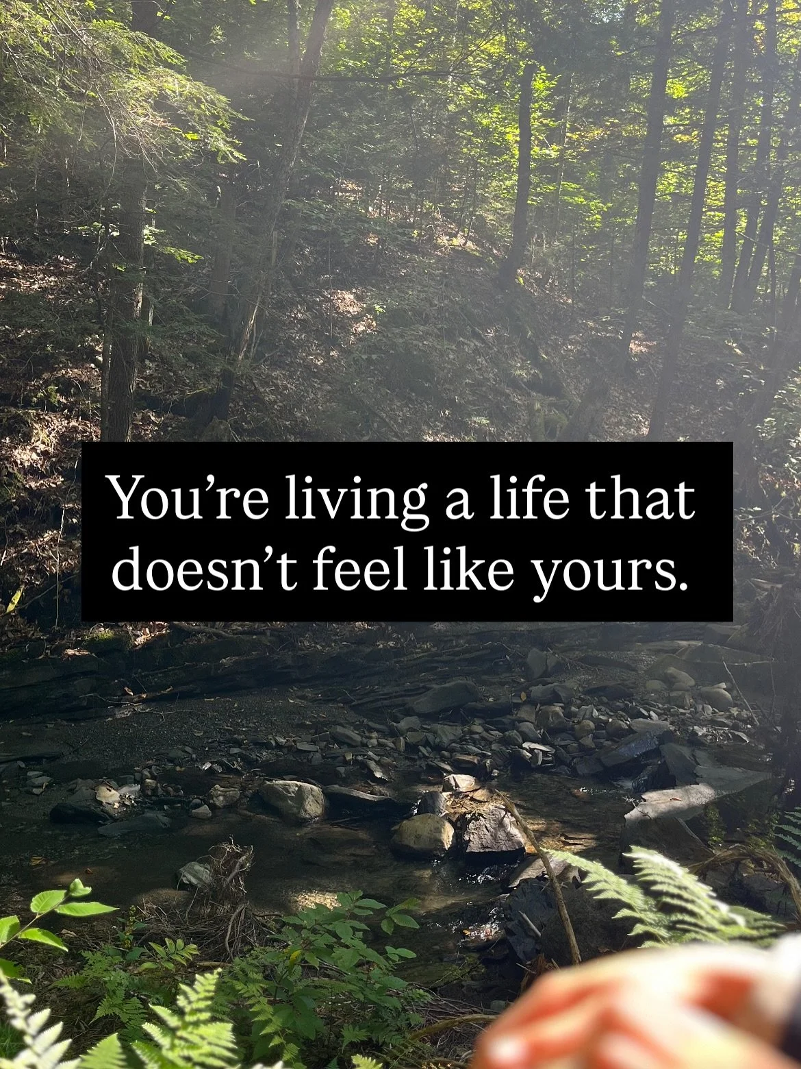 You’re living a life that doesn’t feel like yours.😳
And you can’t figure out why everything feels off, why nothing energizes you, why you’re just going through the motions.
Here’s why:
🏹You’ve been apologizing