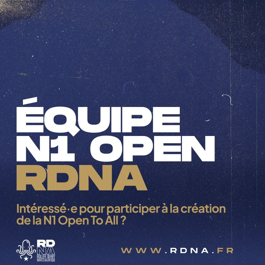 ✨Vous &ecirc;tes int&eacute;ress&eacute;&middot;e par le roller derby en comp&eacute;tition ? On a (peut-&ecirc;tre) une opportunit&eacute; pour vous ! ✨

🐙Le RDNA, fond&eacute; en 2014, a toujours pr&ocirc;n&eacute; l'inclusivit&eacute; et la mixit