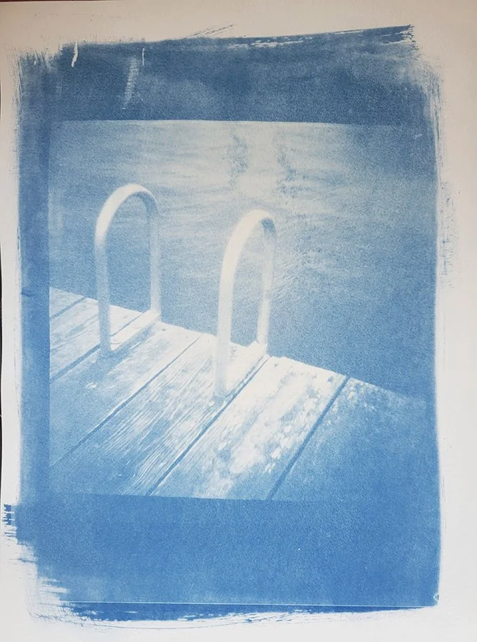 S Lawhorne Photography | cyanotype-jamestown-dock-ladder.jpg