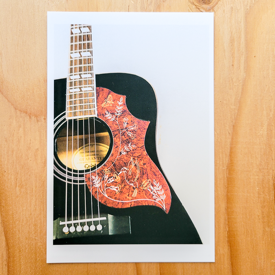 S Lawhorne Photography - Fuzzys Epiphone Hummingbird Postcard.png