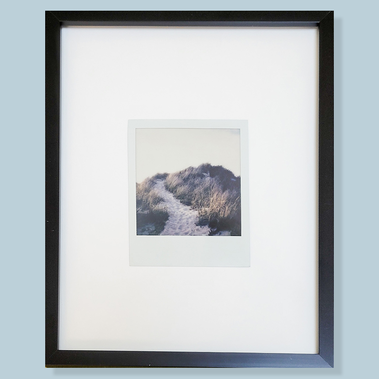 S Lawhorne Photography - Dune path polaroid framed.png