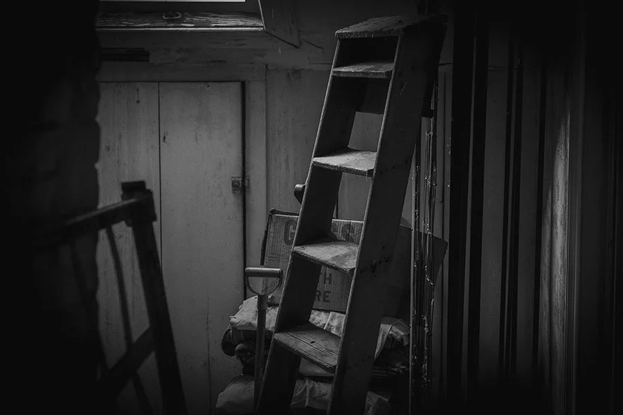 S Lawhorne Photography | broken-ladder-in-attic.jpg