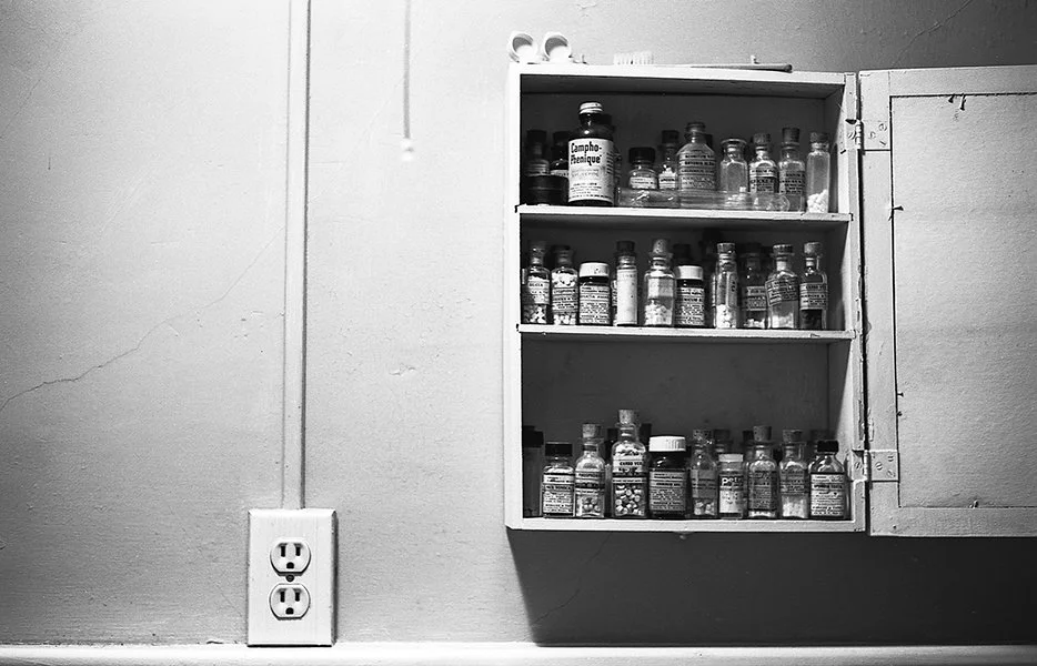 S Lawhorne Photography | antique-pill-bottles-medicine-cabinet.jpg