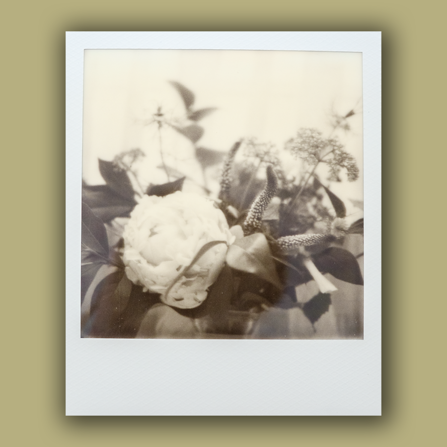 Bouquet Poem III • Original Polaroid