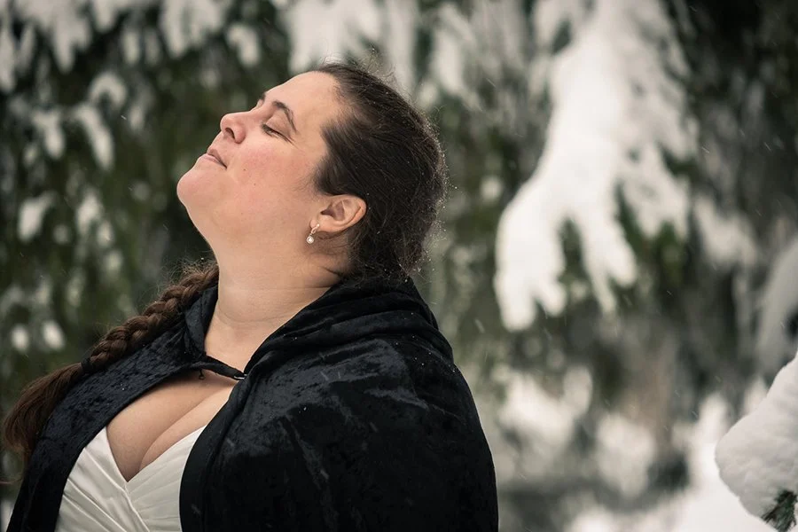 S Lawhorne Photography | roger-williams-park-winter-snow-portrait-headshot.jpg