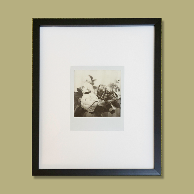 S Lawhorne Photography - Peony Bouquet Polaroid Framed.png