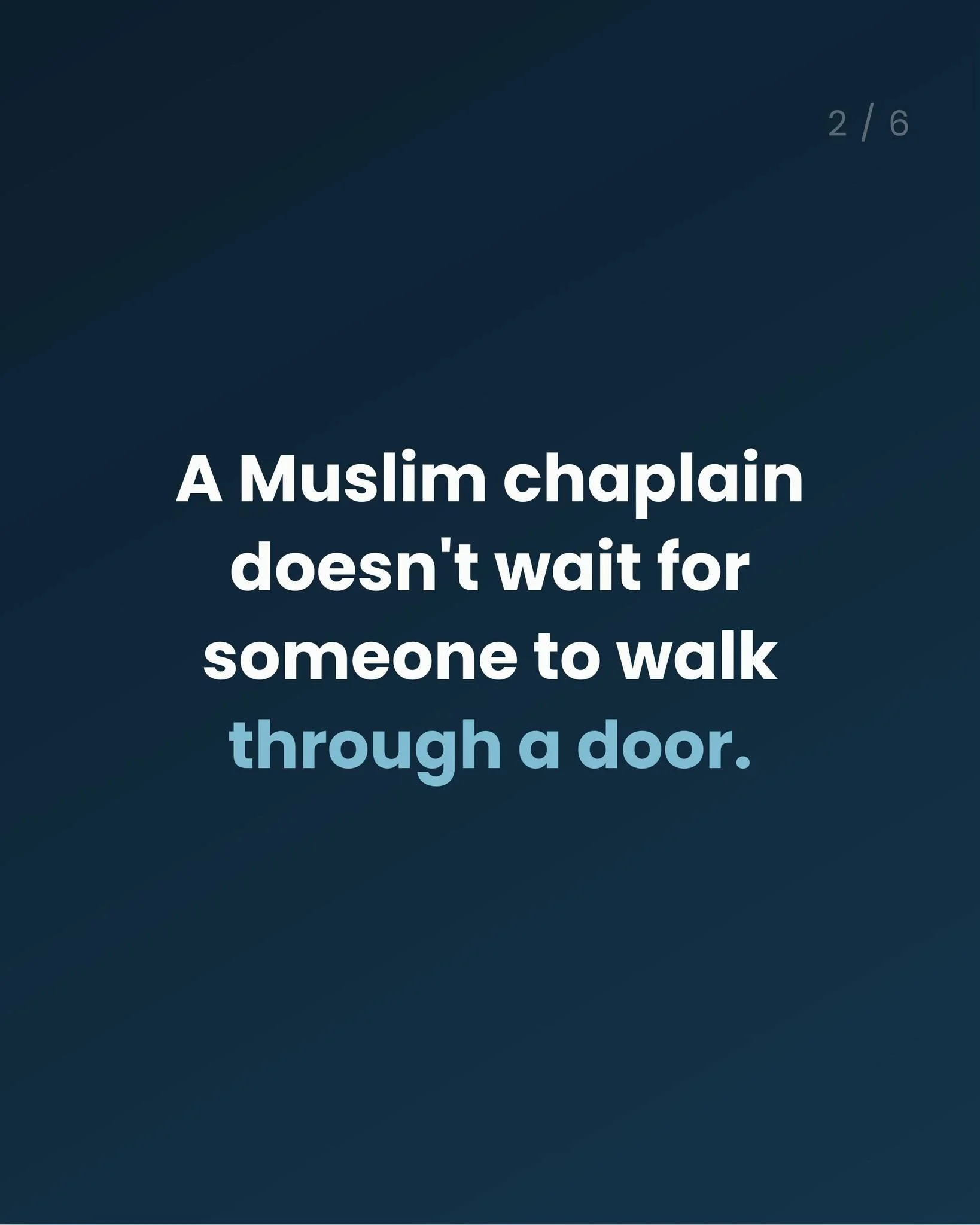 Chaplain Sondos Kholaki serves remotely as a community chaplain.

Muslims reach out to her from around the world to talk about marriage struggles, questions about faith, family conflicts, existential crises.

AMC provides the network that keeps chapl