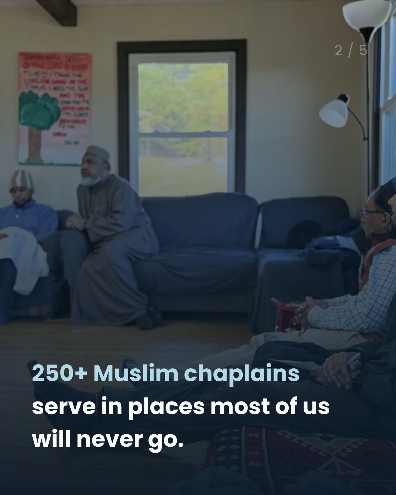 AMC supports over 250 Muslim chaplains  and works to advance Islamic chaplaincy across North America. We need your support to continue to support the critical work of Muslim chaplains. 

Your gift goes directly towards supporting Muslim chaplains and