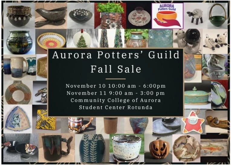 The Aurora Potter's Guild Fall Sale is tomorrow and Saturday -- I'll be at table #50 with wall tiles, tiny lamb sculptures and planters, fun salt + pepper sets, and gorgeous plates. Let me know if there is something on my website (link in bio) or in 