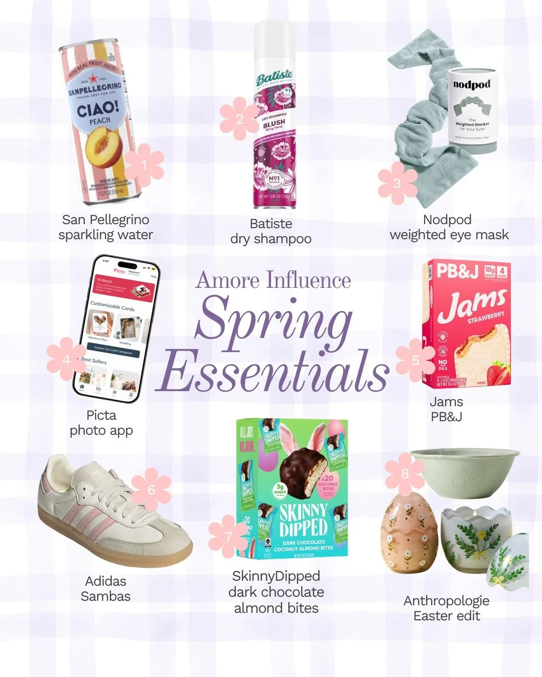 Spring essentials, the Amore way 🌸 Our current must-haves for a fresh, feel-good reset! What&rsquo;s on your spring favorites list? 🌱