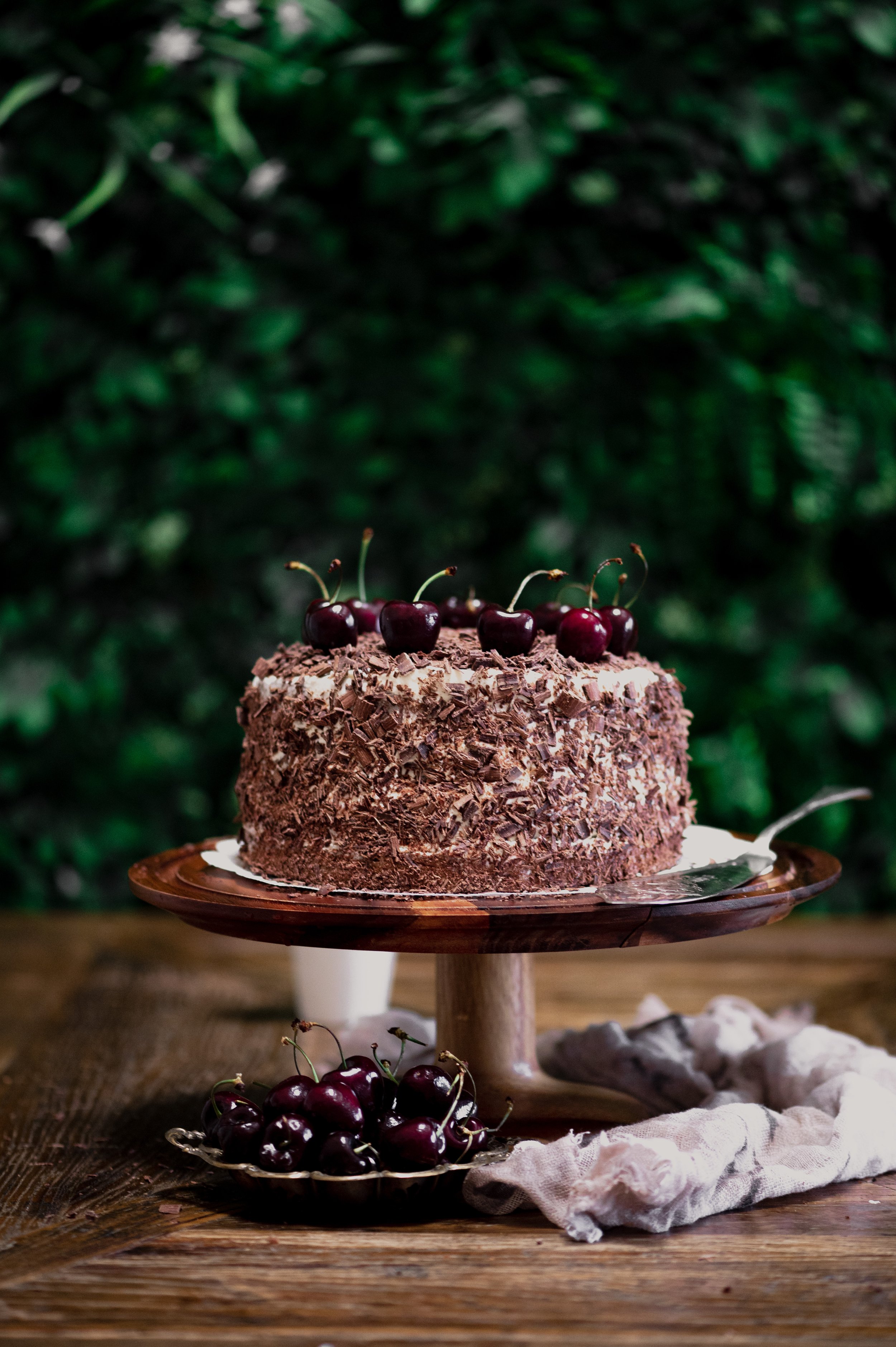 Vegan Black Forest Cake - Addicted to Dates