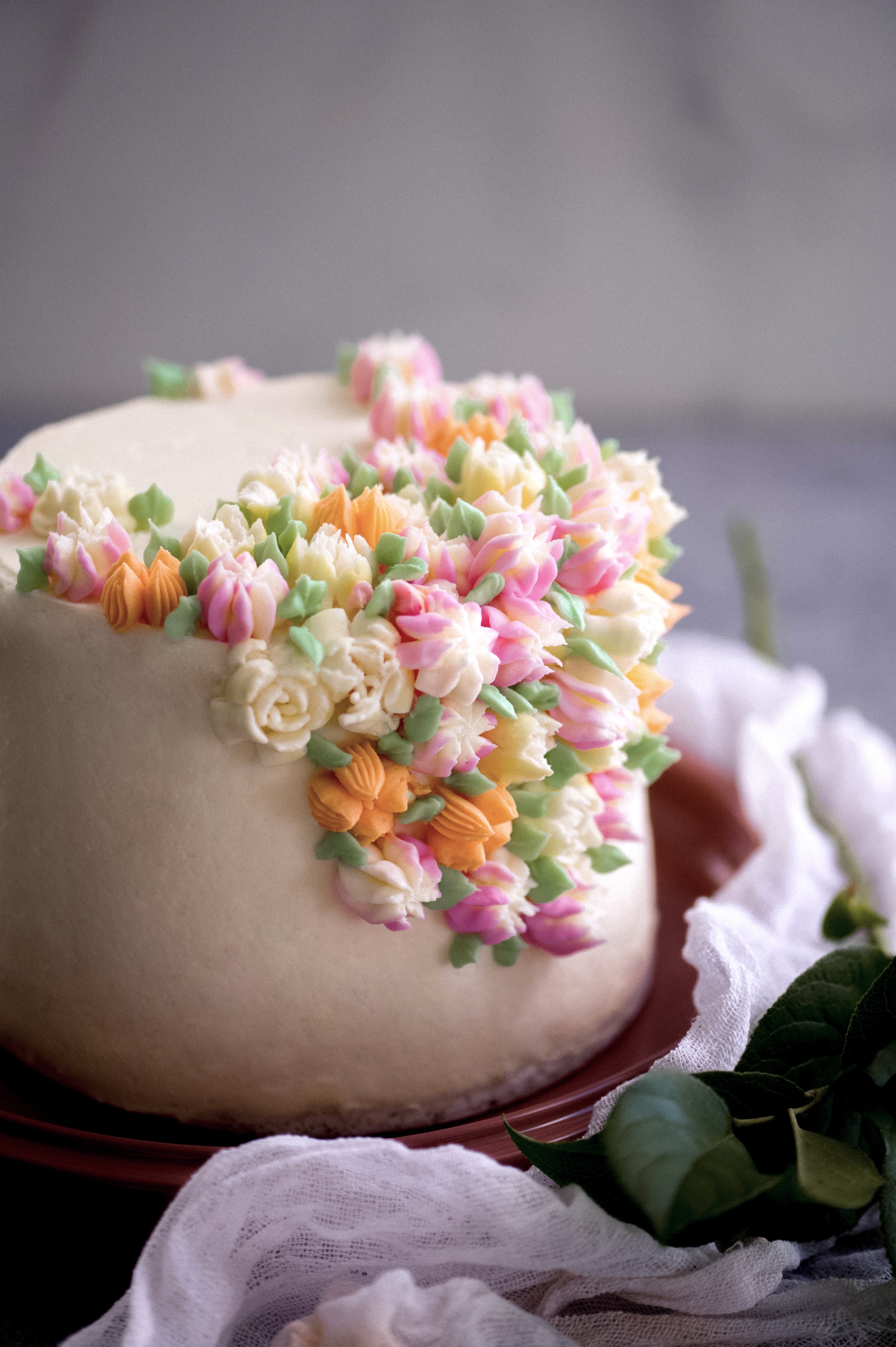 Pistachio Cake Recipe - Eggless Pistachio Cake