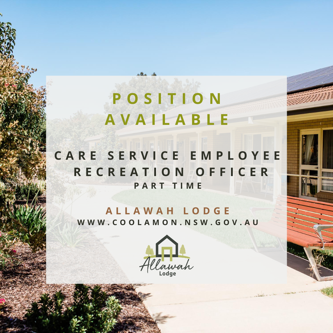 PART TIME CARE SERVICE EMPLOYEE - RECREATION OFFICER 