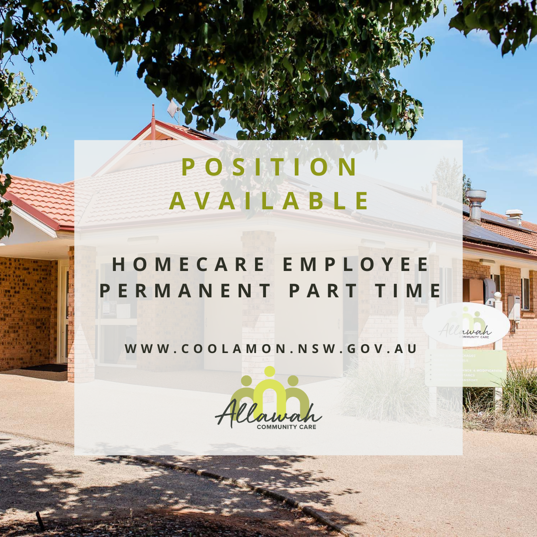 HOMECARE EMPLOYEE - PERMANENT PART-TIME