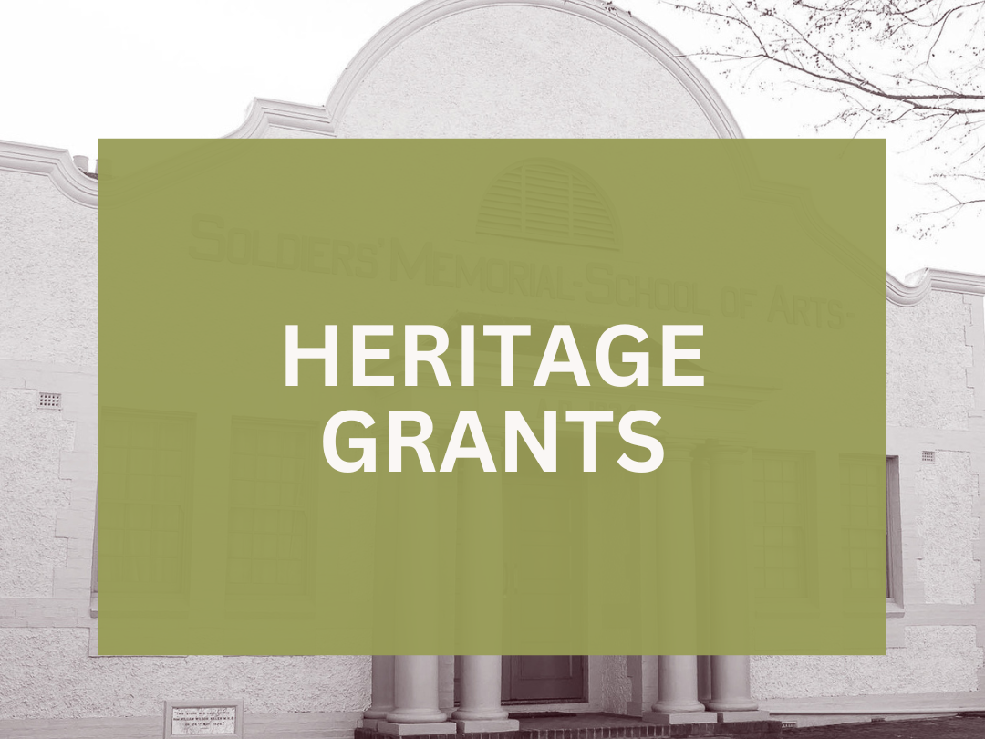 Heritage grants now open for 2026/27