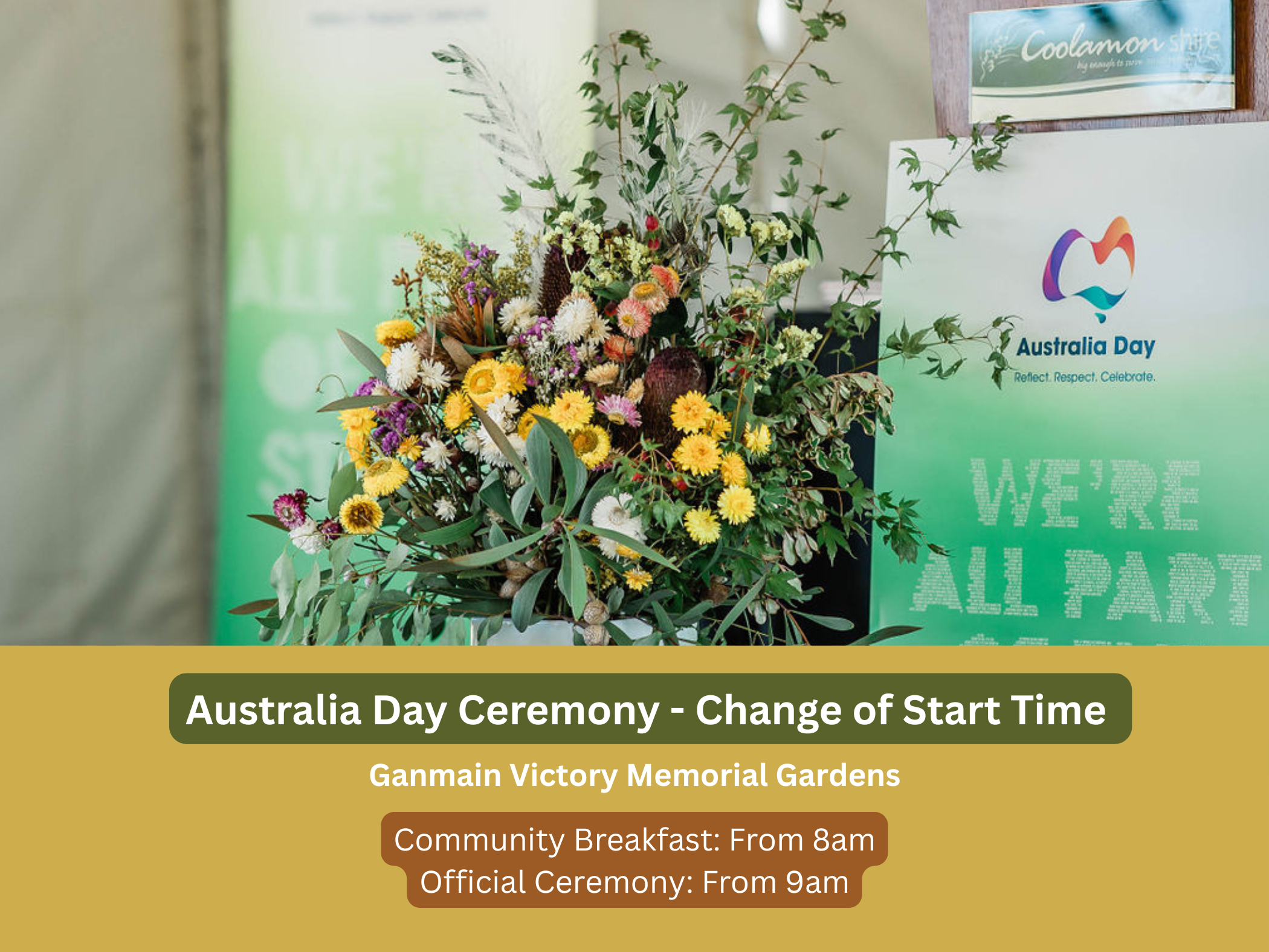 Australia Day Celebrations Update