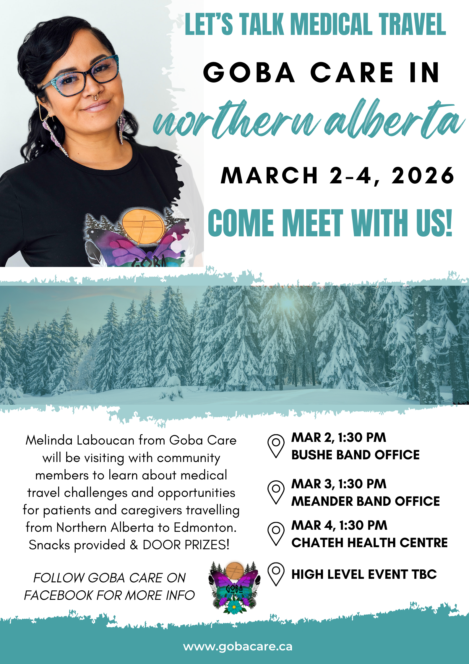 Northern Alberta info sessions
